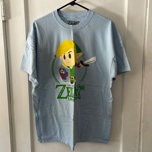 Legend of Zelda “Link’s Awakening” sky blue tee